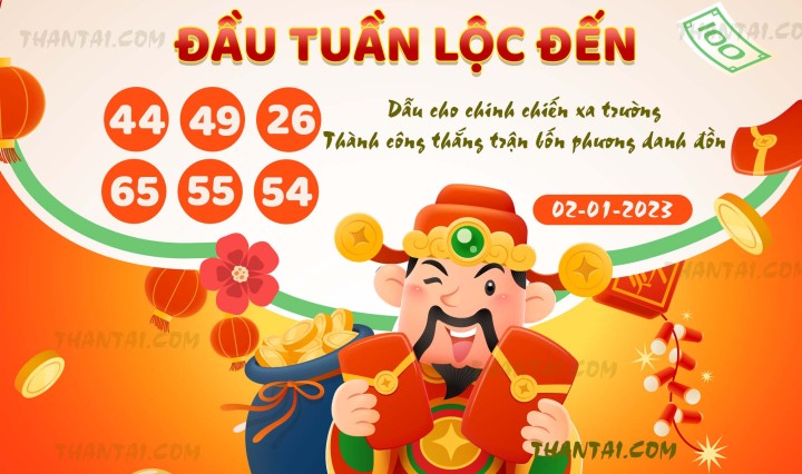 ĐẦU TUẦN LỘC ĐẾN 01/01/2023