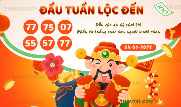 ĐẦU TUẦN LỘC ĐẾN 01/01/2023