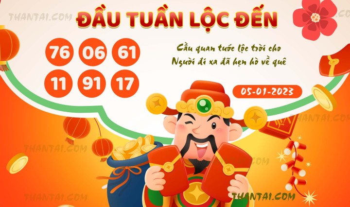ĐẦU TUẦN LỘC ĐẾN 01/01/2023