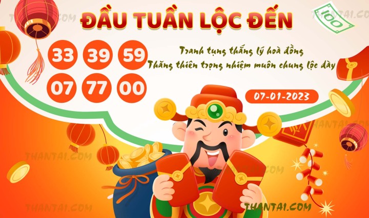 ĐẦU TUẦN LỘC ĐẾN 01/01/2023
