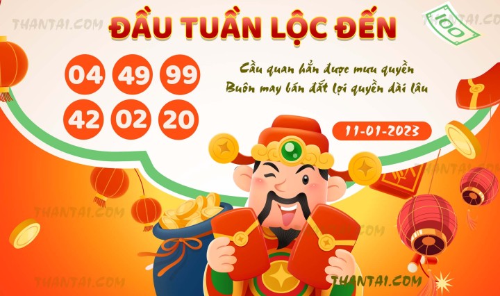 ĐẦU TUẦN LỘC ĐẾN 01/01/2023