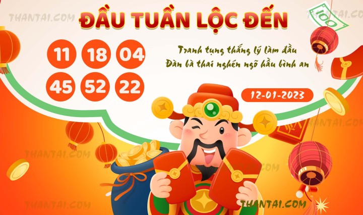 ĐẦU TUẦN LỘC ĐẾN 01/01/2023