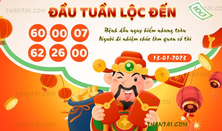 ĐẦU TUẦN LỘC ĐẾN 01/01/2023