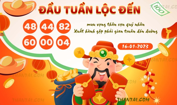 ĐẦU TUẦN LỘC ĐẾN 01/01/2023
