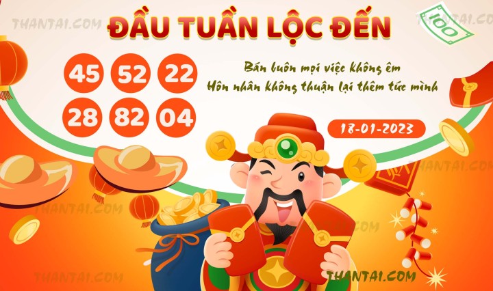 ĐẦU TUẦN LỘC ĐẾN 03/01/2023