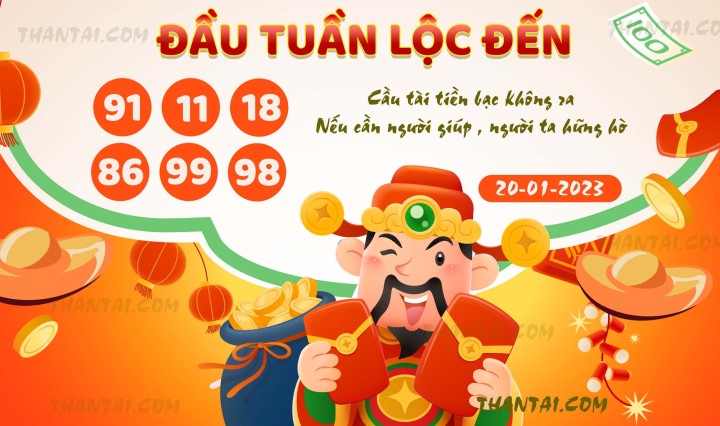 ĐẦU TUẦN LỘC ĐẾN 05/01/2023