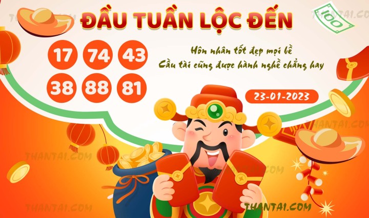 ĐẦU TUẦN LỘC ĐẾN 08/01/2023