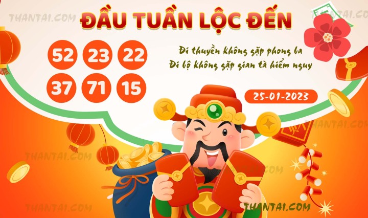 ĐẦU TUẦN LỘC ĐẾN 10/01/2023