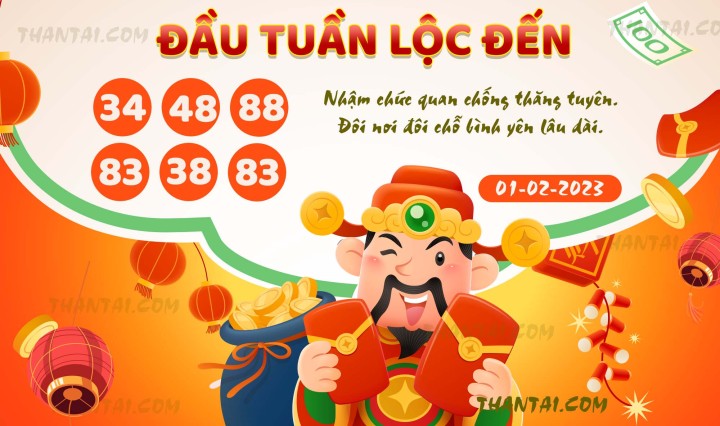 ĐẦU TUẦN LỘC ĐẾN 17/01/2023