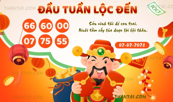 ĐẦU TUẦN LỘC ĐẾN 18/01/2023