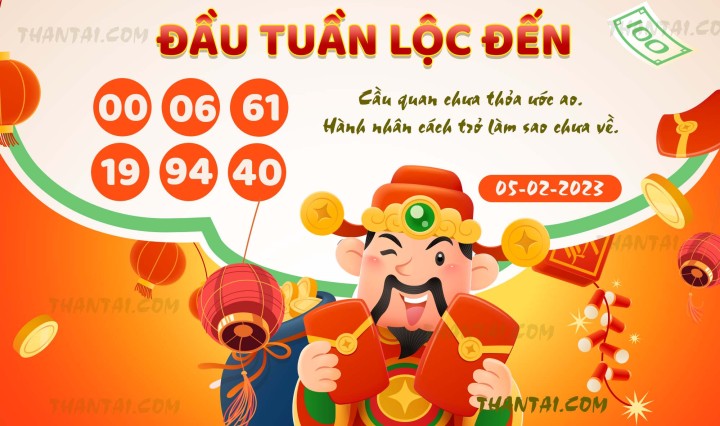 ĐẦU TUẦN LỘC ĐẾN 21/01/2023