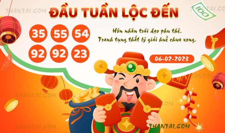 ĐẦU TUẦN LỘC ĐẾN 22/01/2023