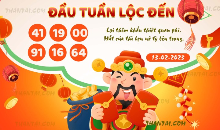 ĐẦU TUẦN LỘC ĐẾN 29/01/2023
