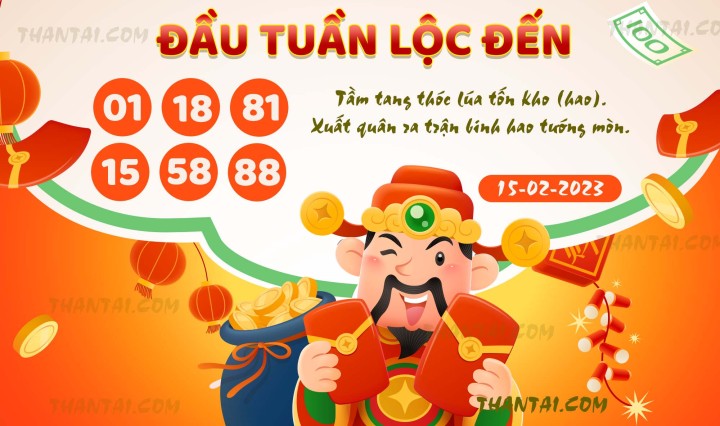 ĐẦU TUẦN LỘC ĐẾN 31/01/2023