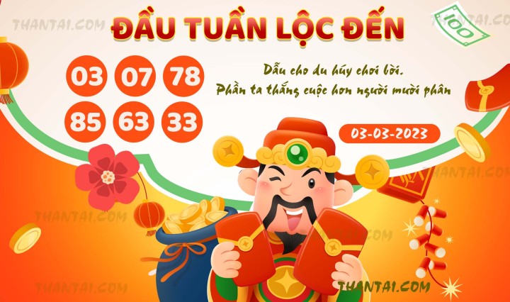 ĐẦU TUẦN LỘC ĐẾN 16/02/2023
