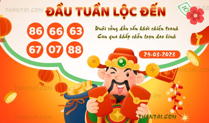 ĐẦU TUẦN LỘC ĐẾN 14/03/2023