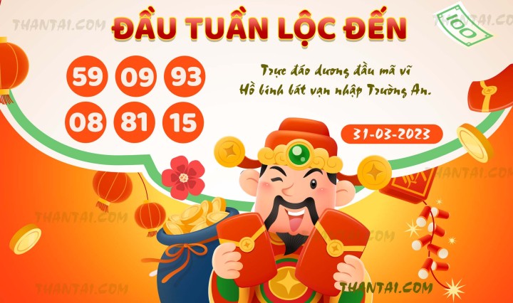 ĐẦU TUẦN LỘC ĐẾN 16/03/2023