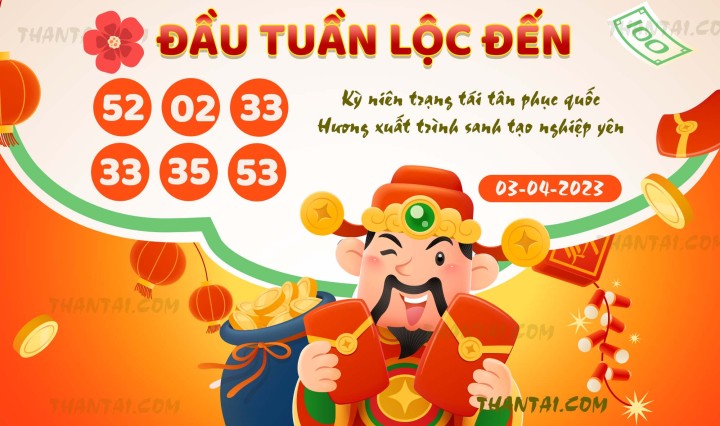 ĐẦU TUẦN LỘC ĐẾN 19/03/2023