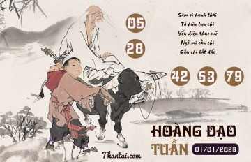 HOÀNG ĐẠO TUẦN 01/01/2023