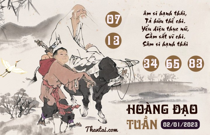 HOÀNG ĐẠO TUẦN 01/01/2023