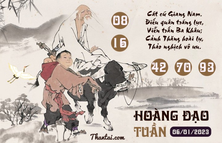 HOÀNG ĐẠO TUẦN 01/01/2023