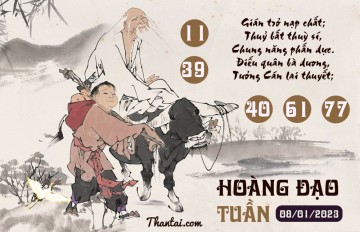 HOÀNG ĐẠO TUẦN 08/01/2023