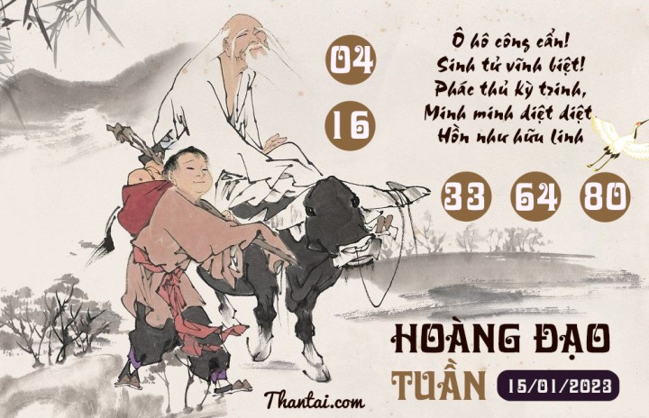 HOÀNG ĐẠO TUẦN 01/01/2023