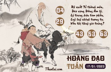 HOÀNG ĐẠO TUẦN 17/01/2023