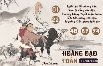 HOÀNG ĐẠO TUẦN 19/01/2023