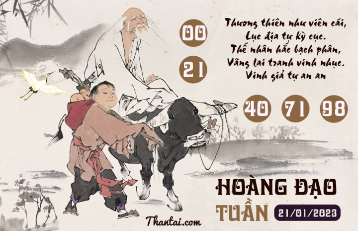 HOÀNG ĐẠO TUẦN 06/01/2023