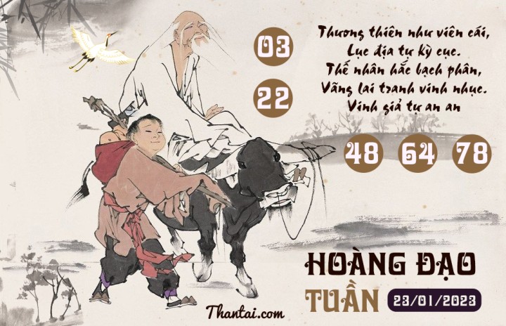 HOÀNG ĐẠO TUẦN 08/01/2023