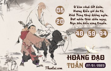 HOÀNG ĐẠO TUẦN 27/01/2023