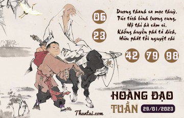 HOÀNG ĐẠO TUẦN 29/01/2023