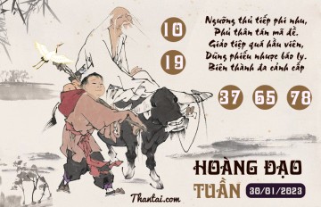 HOÀNG ĐẠO TUẦN 30/01/2023