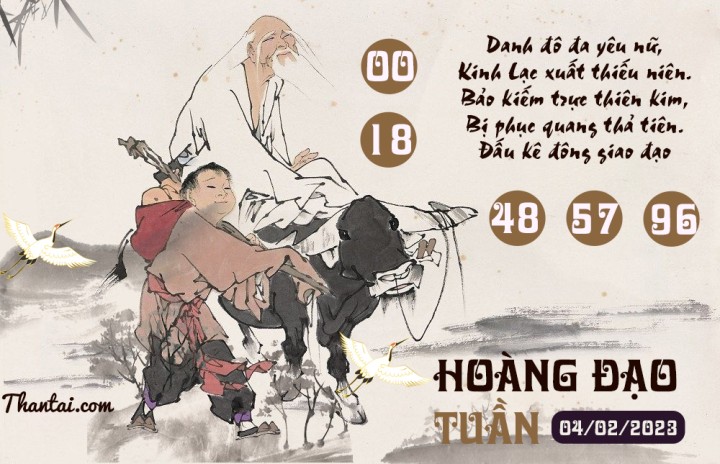 HOÀNG ĐẠO TUẦN 20/01/2023