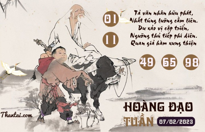 HOÀNG ĐẠO TUẦN 23/01/2023