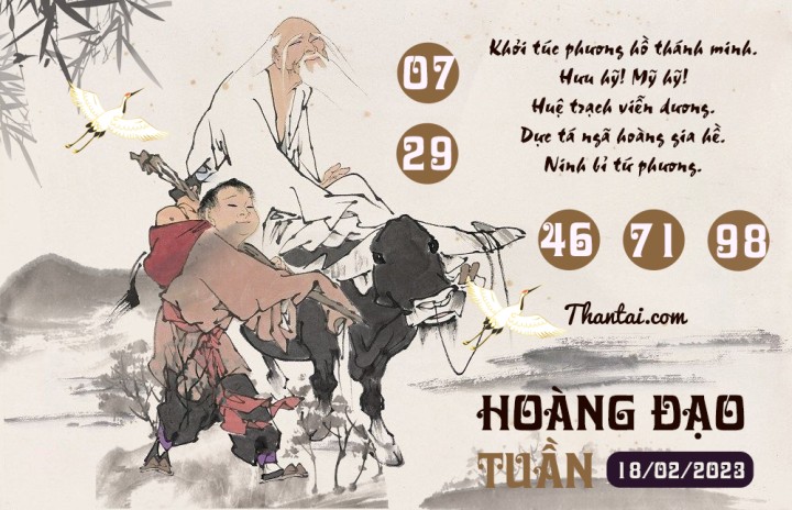 HOÀNG ĐẠO TUẦN 03/02/2023