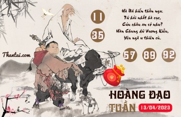 HOÀNG ĐẠO TUẦN 13/04/2023