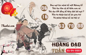 HOÀNG ĐẠO TUẦN 23/04/2023