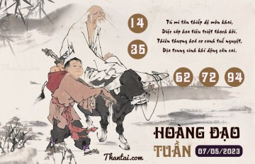 HOÀNG ĐẠO TUẦN 07/05/2023