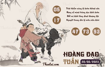 HOÀNG ĐẠO TUẦN 20/05/2023