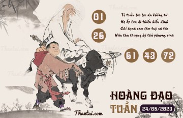 HOÀNG ĐẠO TUẦN 24/05/2023