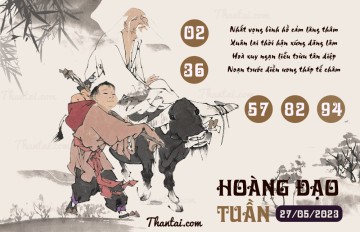 HOÀNG ĐẠO TUẦN 27/05/2023