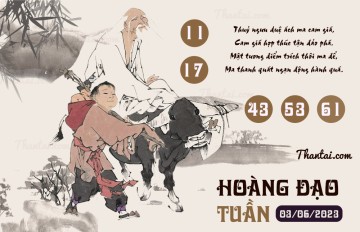 HOÀNG ĐẠO TUẦN 03/06/2023