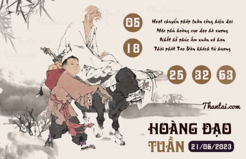 HOÀNG ĐẠO TUẦN 21/06/2023