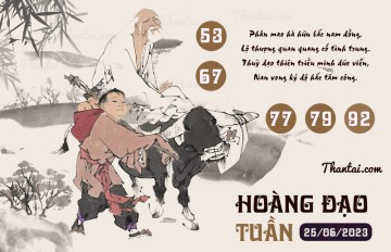 HOÀNG ĐẠO TUẦN 25/06/2023