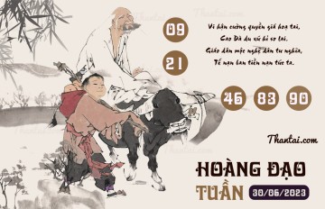 HOÀNG ĐẠO TUẦN 30/06/2023