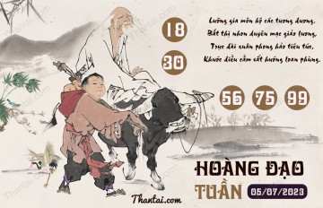 HOÀNG ĐẠO TUẦN 05/07/2023