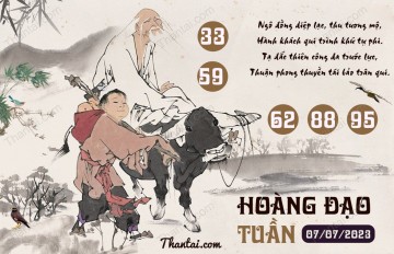 HOÀNG ĐẠO TUẦN 07/07/2023