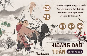 HOÀNG ĐẠO TUẦN 08/07/2023